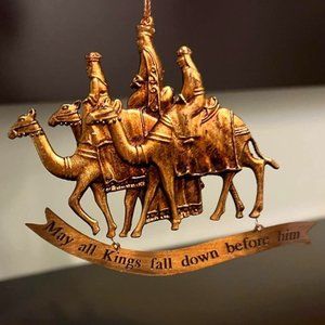 Vintage 3 Wise Men Christmas Ornament